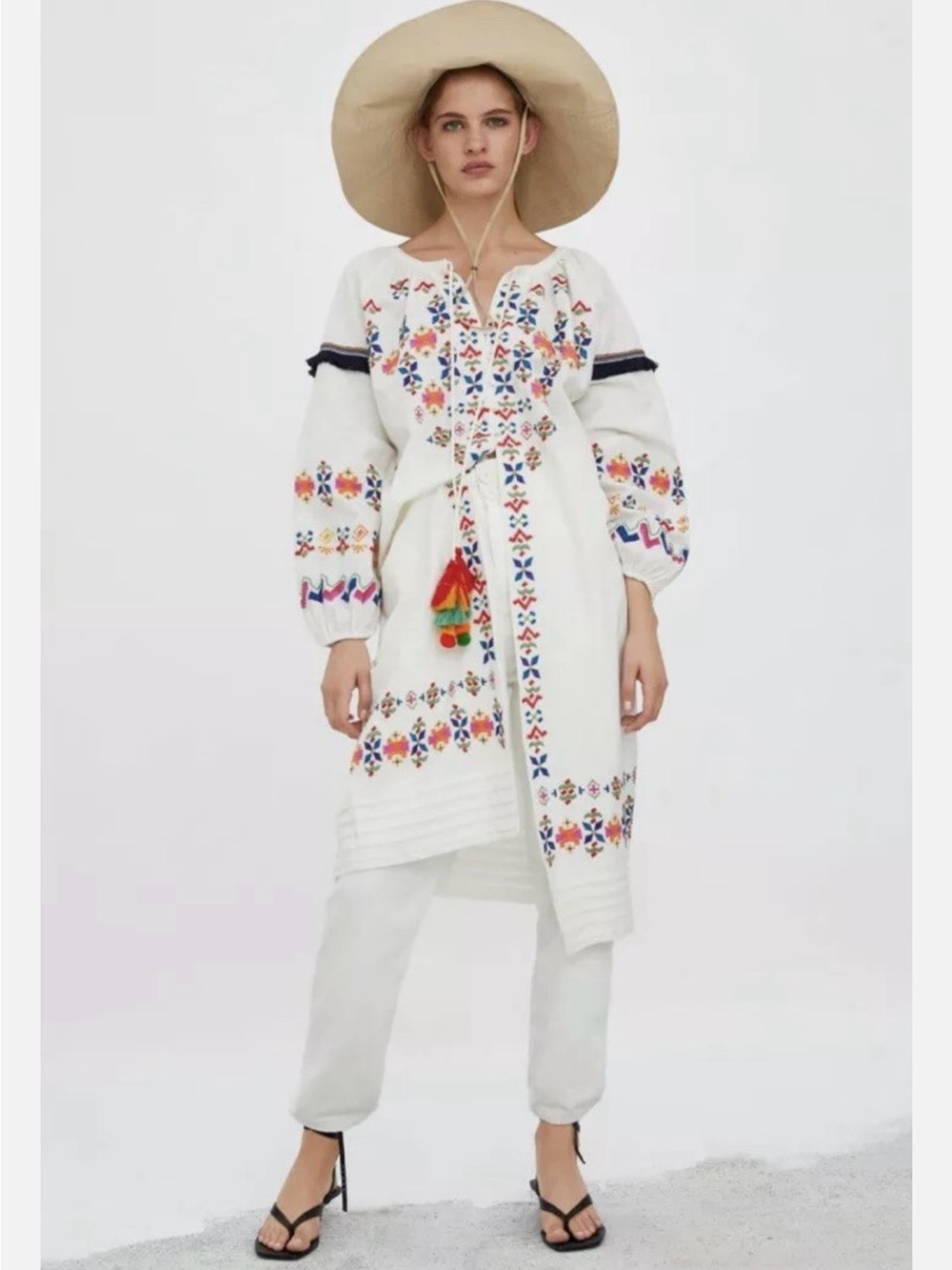 Zara Embroidered Tunic